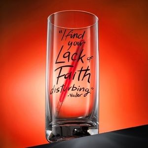 - NWT Star Wars Darth Vader Tall Glasses - Set of 2